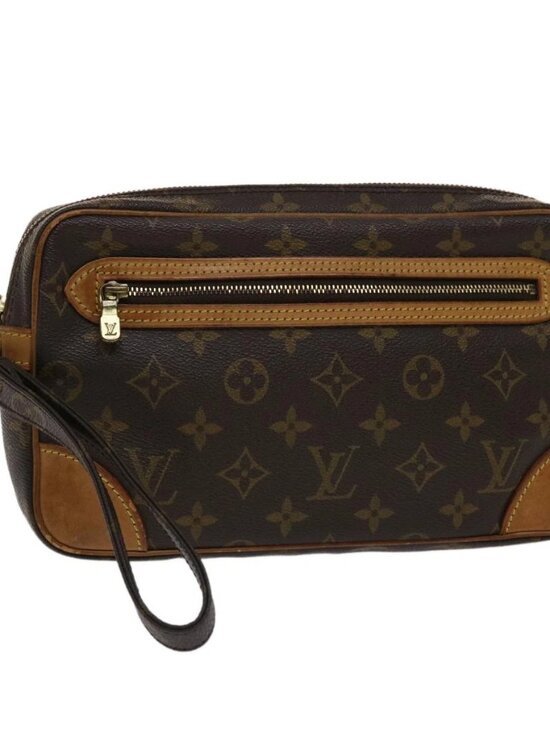 Louis Vuitton Handbags - LOUIS VUITTON Monogram Marly Dragonne GM Clutch Bag M51825 LV Auth am4804